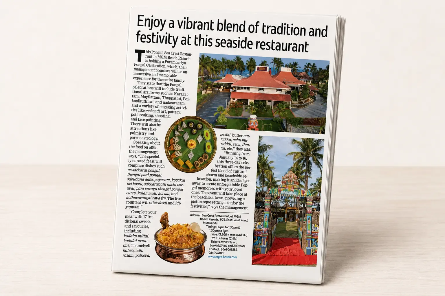 Seaside Pongal Celebration with Tradition and Festivity